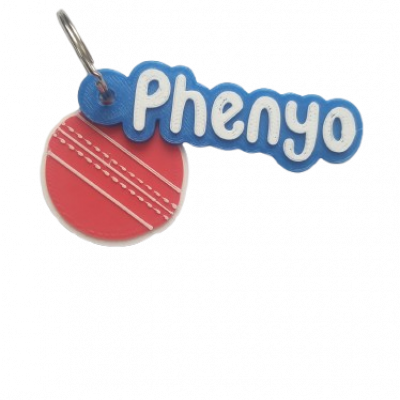 Cricket Ball + Nametag